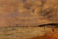 Boudin, Eugene - The Tourgeville Shores